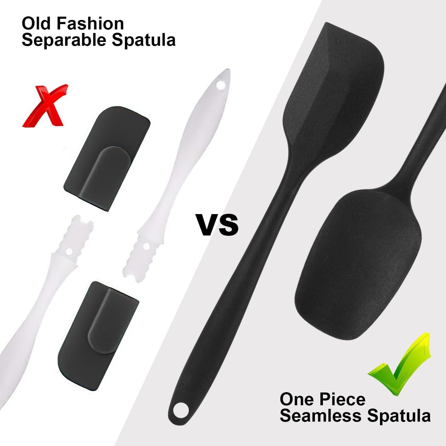 Juego de Espátulas de Silicona MOACC 6 Piezas Resistente al Calor