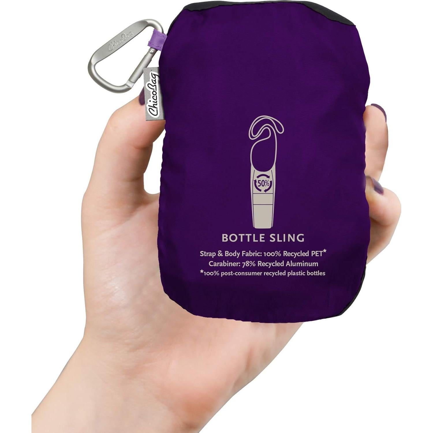 Funda para Botella de Agua ChicoBag rePETe Ecológica Amatista