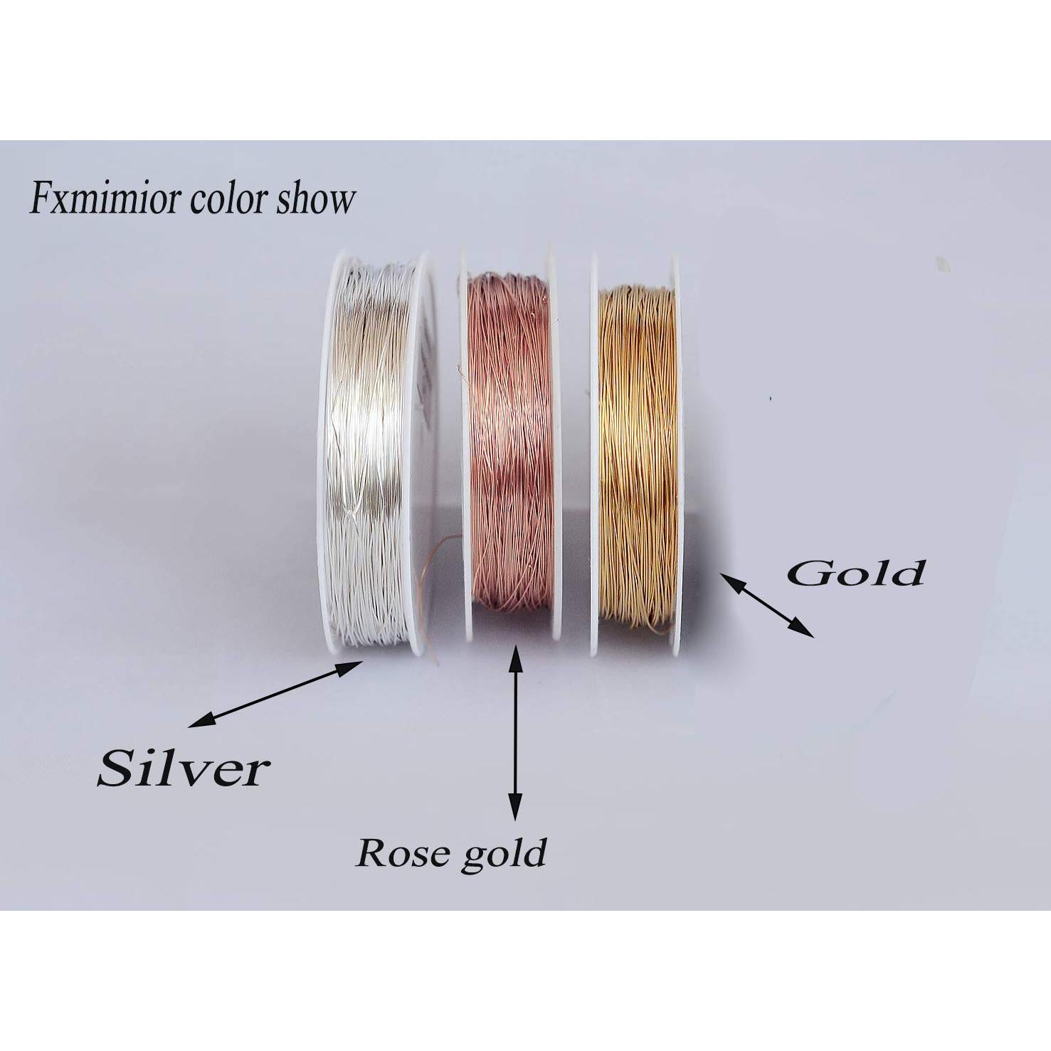 Pinzas de cabello de perlas y cristales fxmimior - Paquete de 3