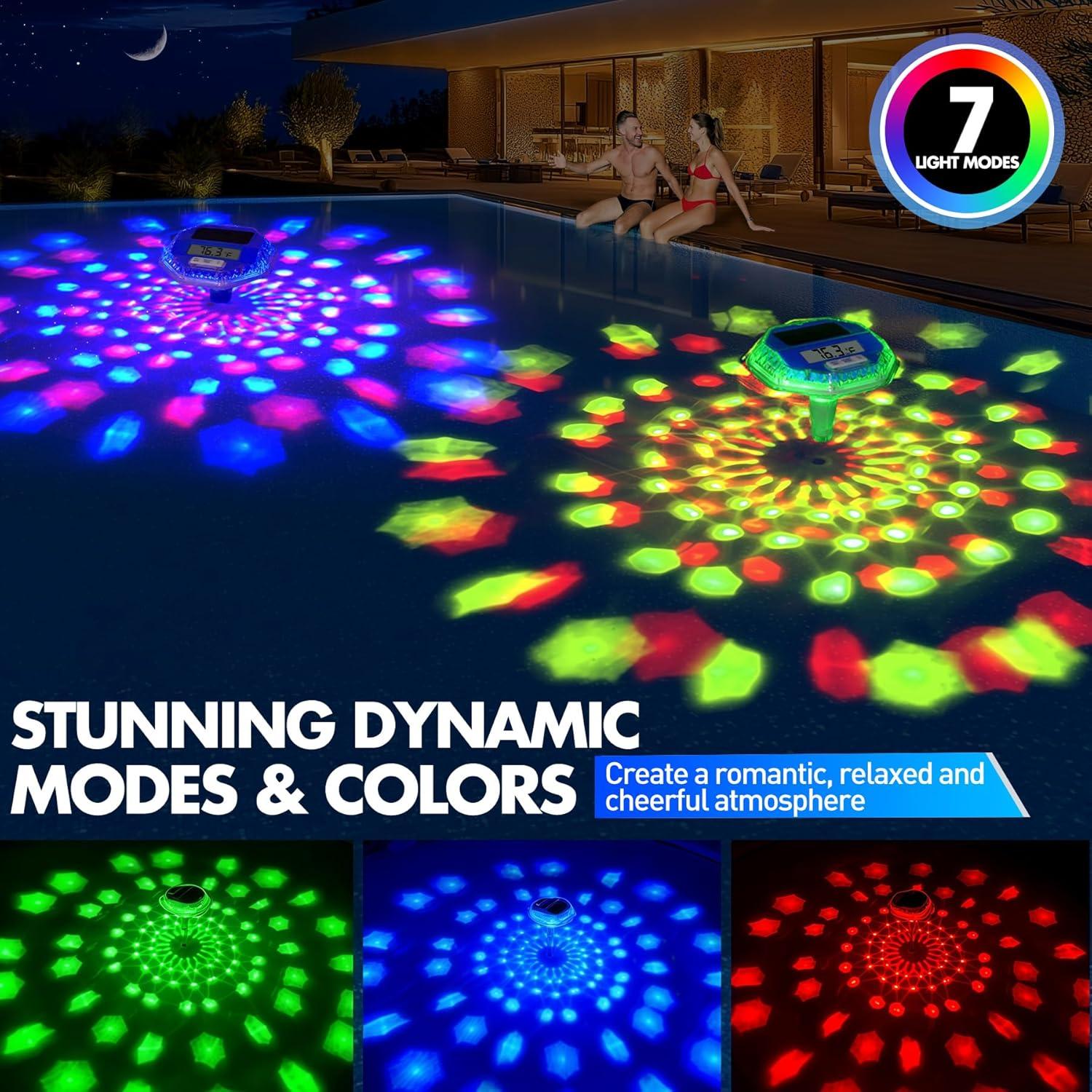 Termómetro Flotante Solar Sinbyuer CT910L para Piscina - Pantalla LCD