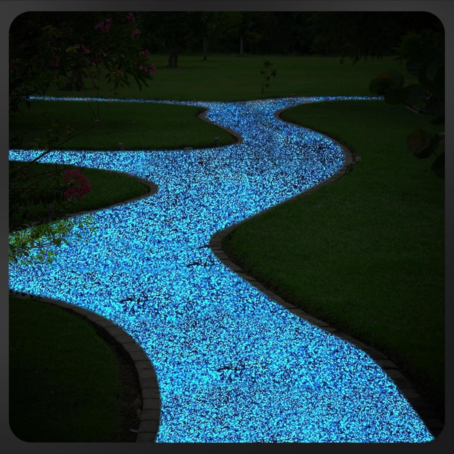 Rocas Brillantes en la Oscuridad Oun Nana 1000 PCS Azul