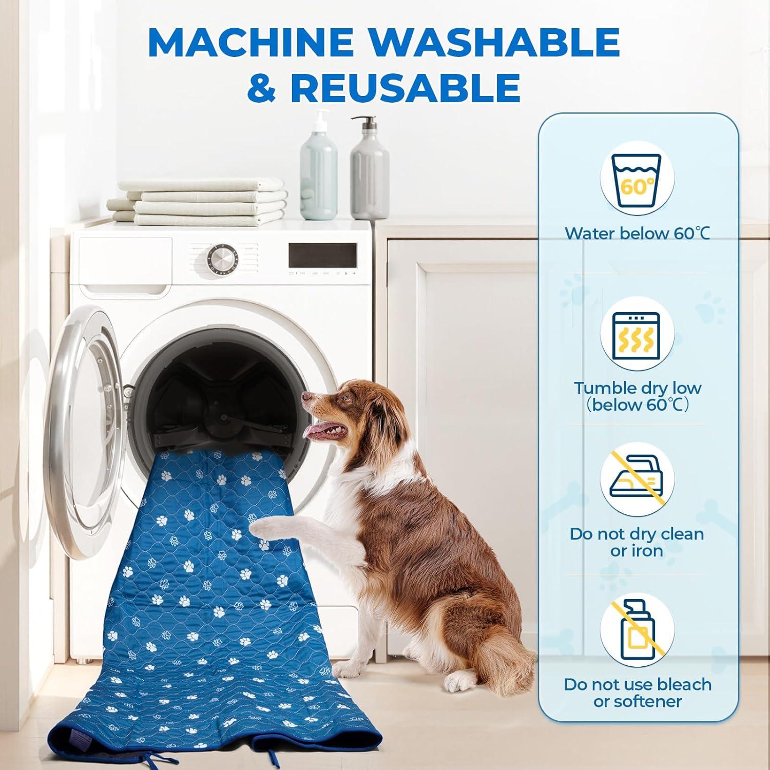 Almohadillas Lavables para Perros Fostanfly 91x104cm Paquete de 2