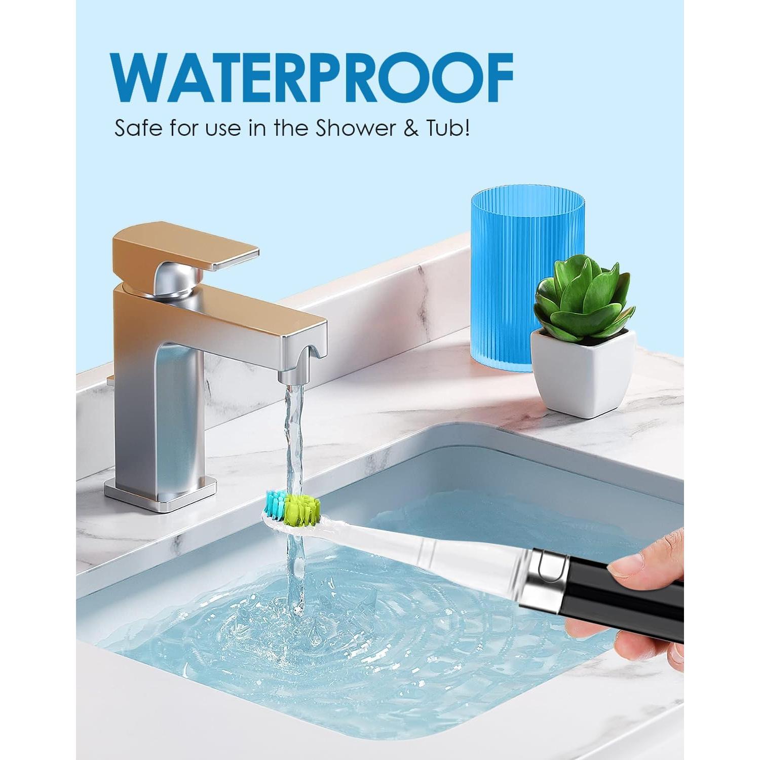 Cepillo de Dientes Eléctrico de Viaje Voom Sonic Go 1 - Negro