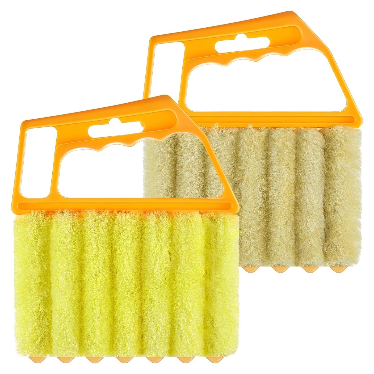 Limpiador de Persianas Geiserailie 2 Pcs Lavable 7 Dedos