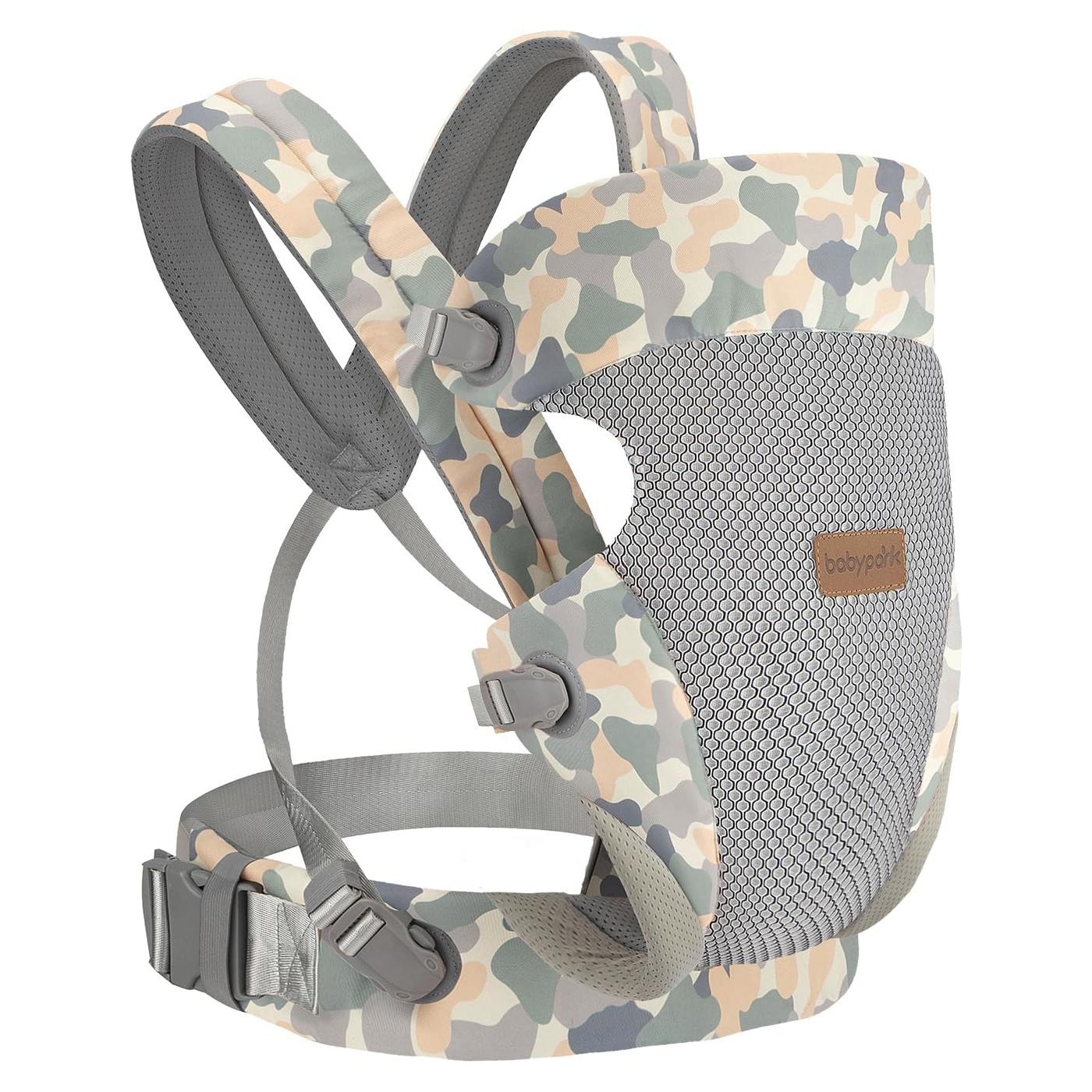 Portabebés 3 en 1 Ergonómico Camuflaje 3.4-20.4 kg
