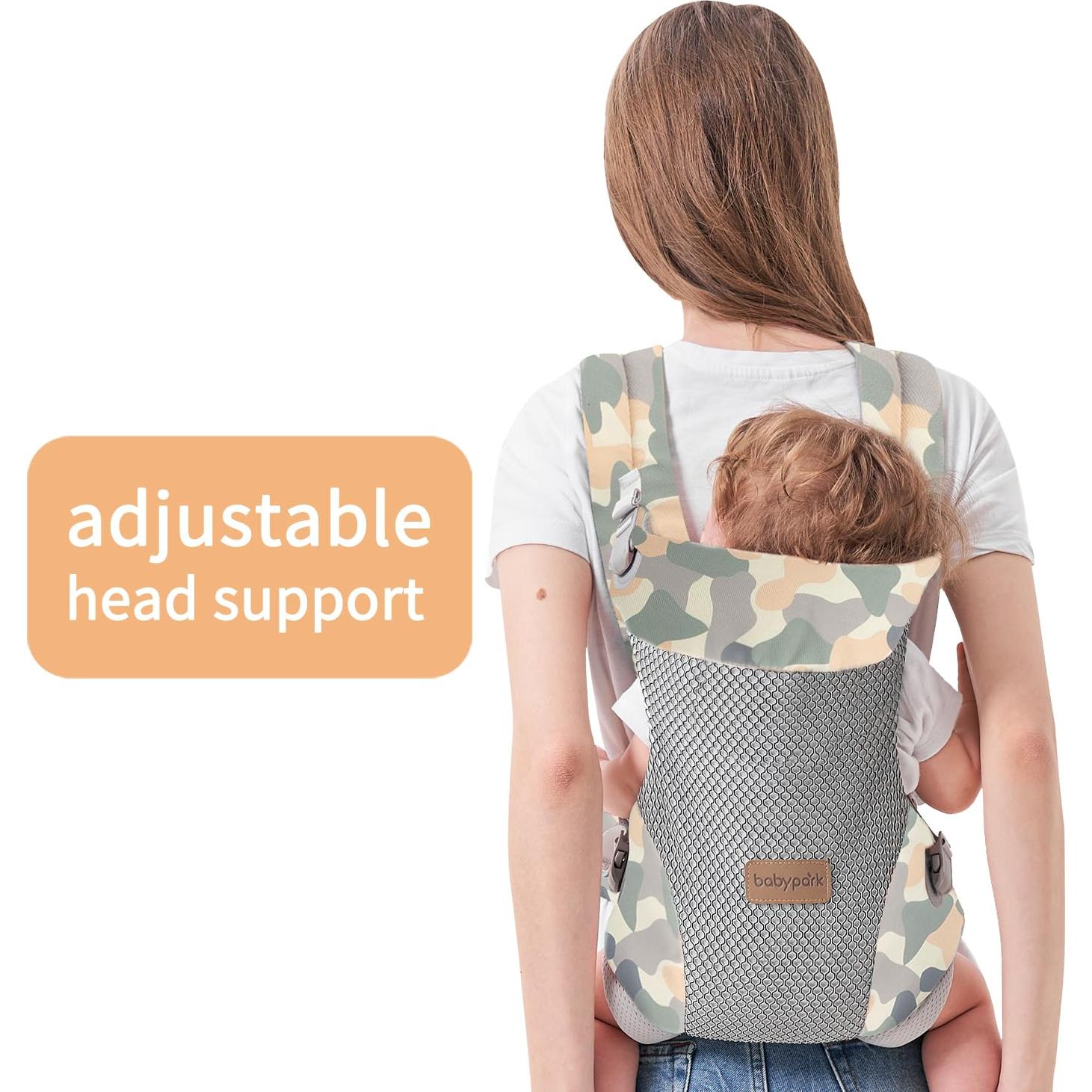 Portabebés 3 en 1 Ergonómico Camuflaje 3.4-20.4 kg