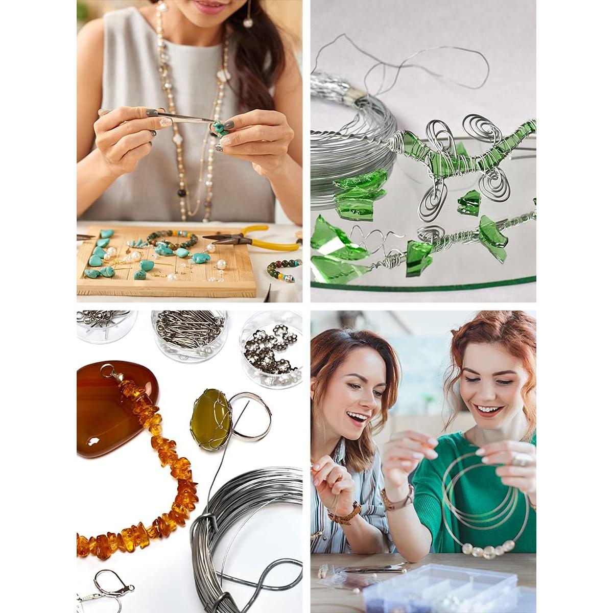 Alambre de bisutería Mandala Crafts Tiger Tail 1mm 9.75m