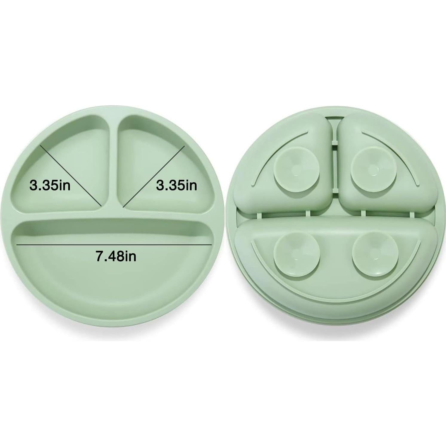 Conjunto de Alimentación de Silicona PandaEar - 5 Piezas para Bebés