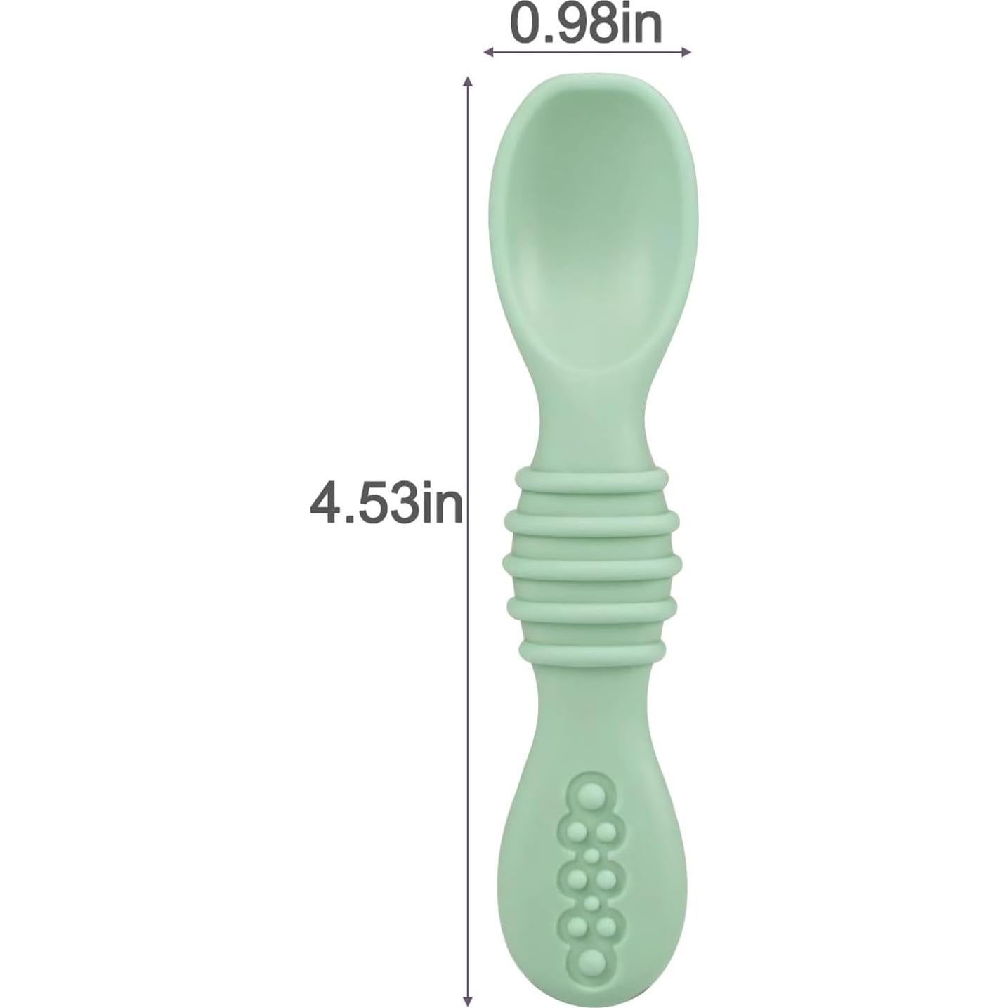 Conjunto de Alimentación de Silicona PandaEar - 5 Piezas para Bebés