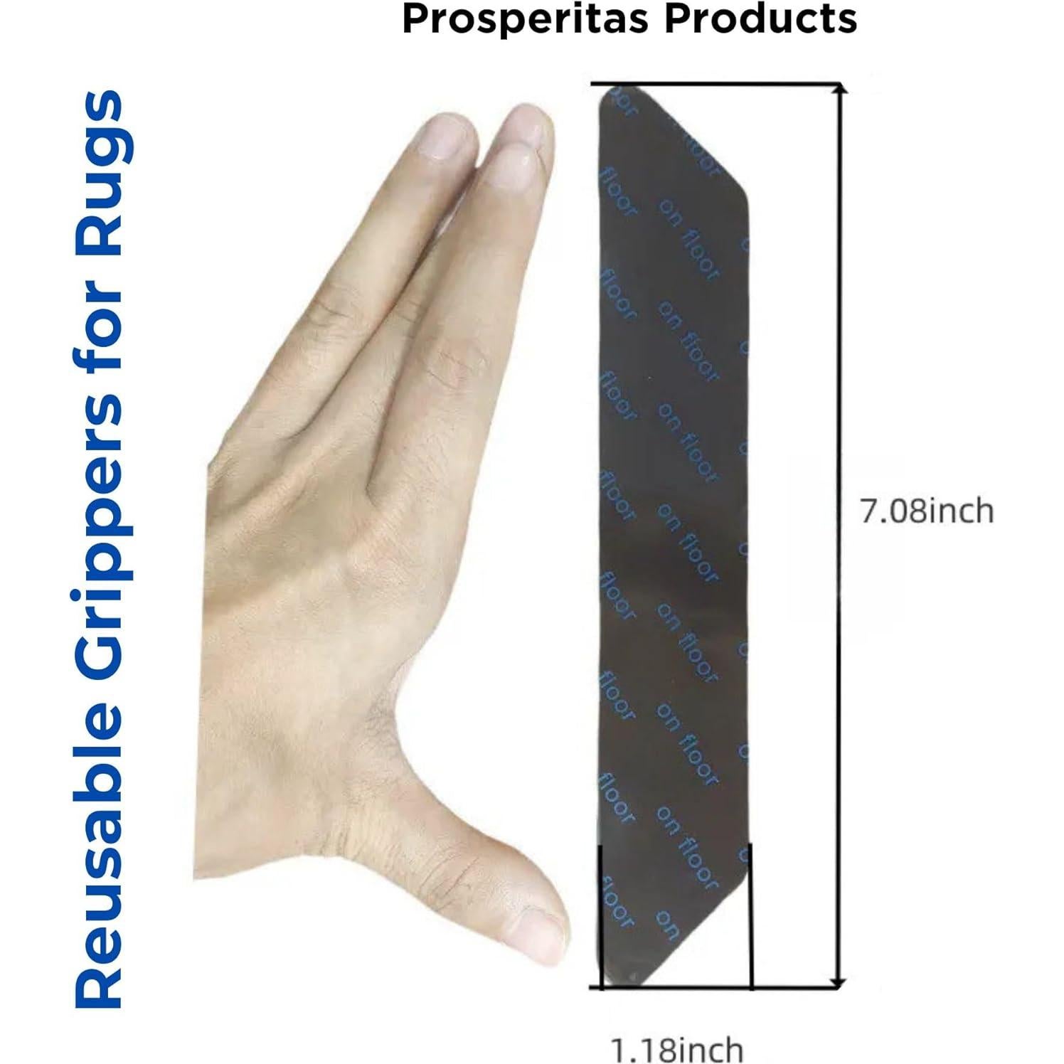 Sujetadores Antideslizantes para Alfombra Prosperitas - Paquete de 8