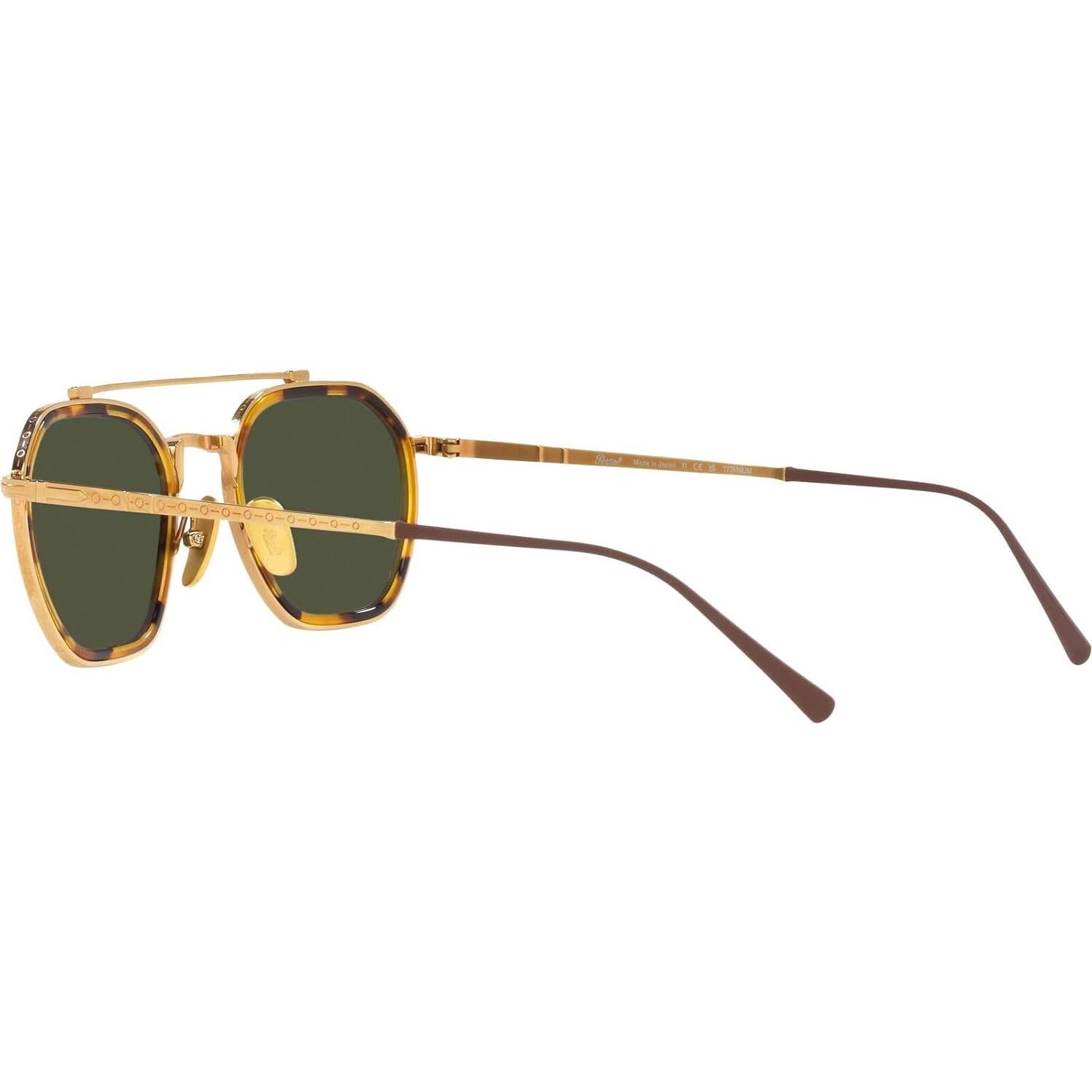 Gafas de sol Persol PO5010ST Piloto Dorado Verde 49mm