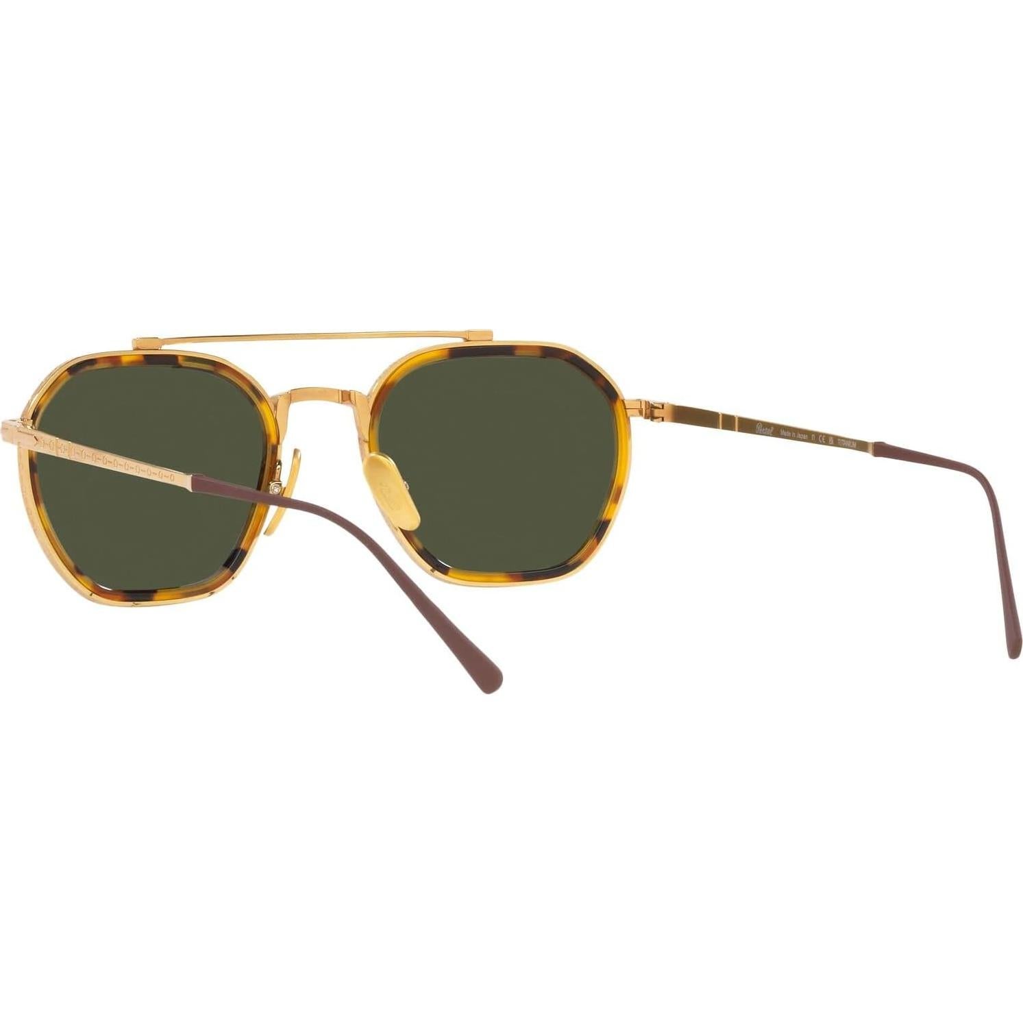 Gafas de sol Persol PO5010ST Piloto Dorado Verde 49mm