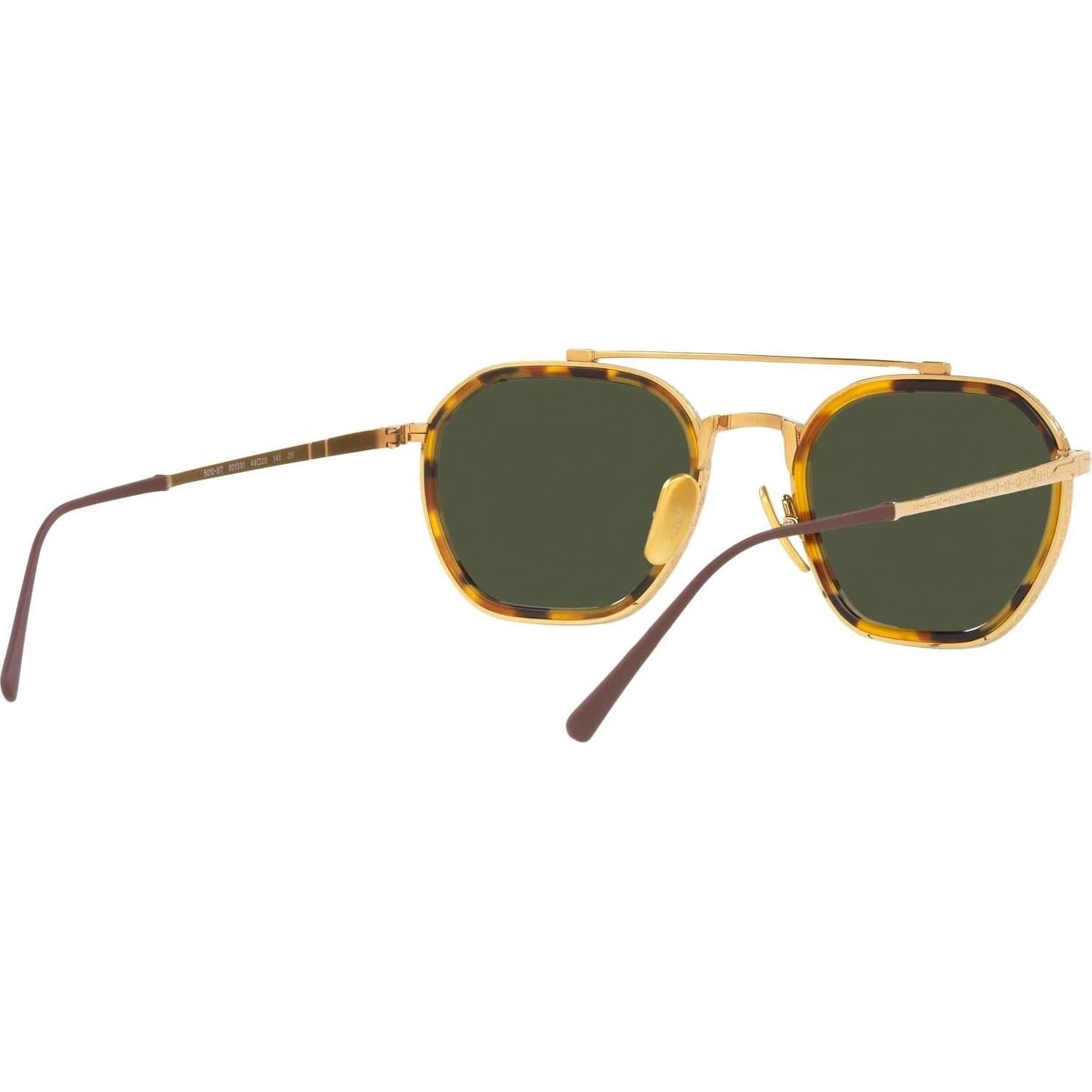 Gafas de sol Persol PO5010ST Piloto Dorado Verde 49mm