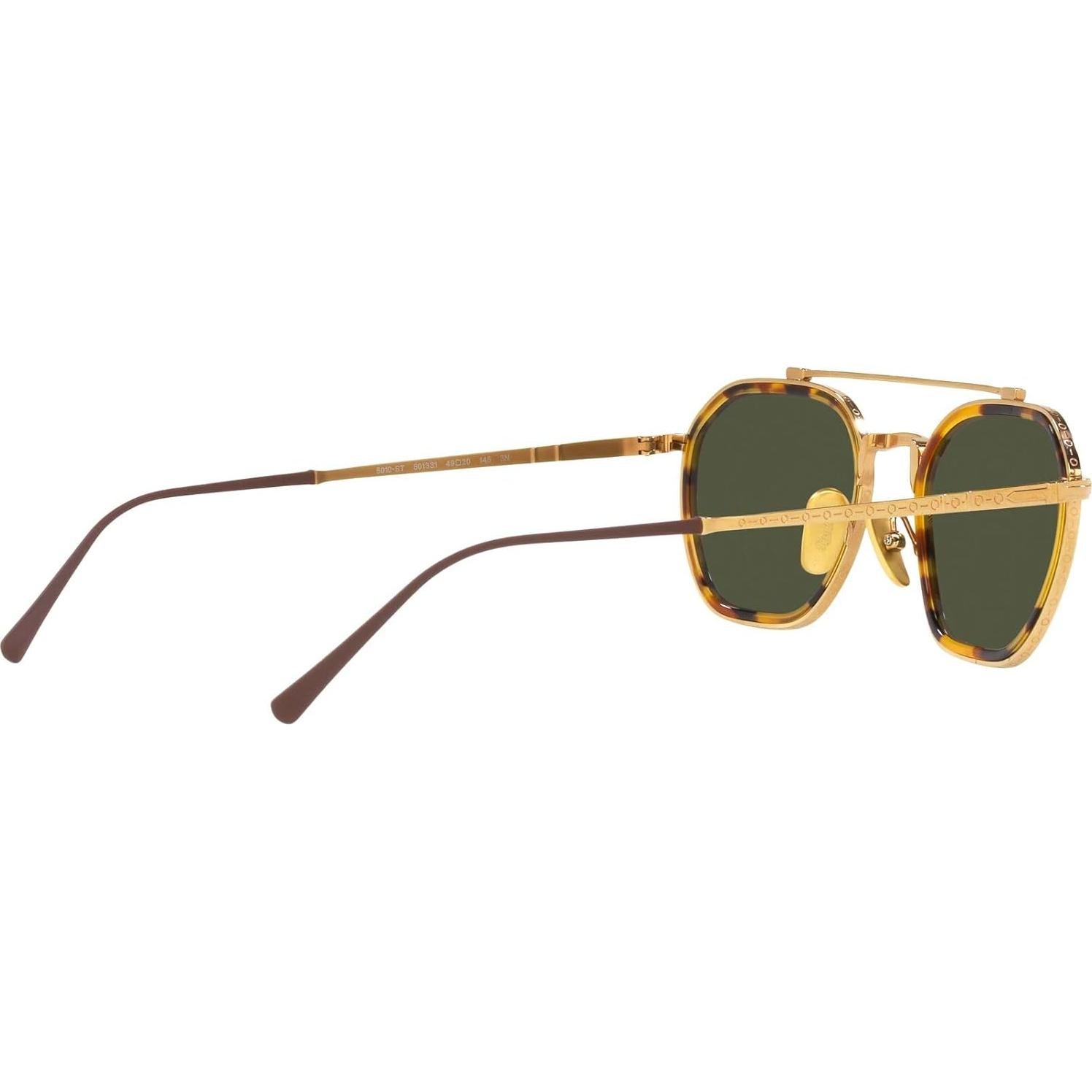 Gafas de sol Persol PO5010ST Piloto Dorado Verde 49mm