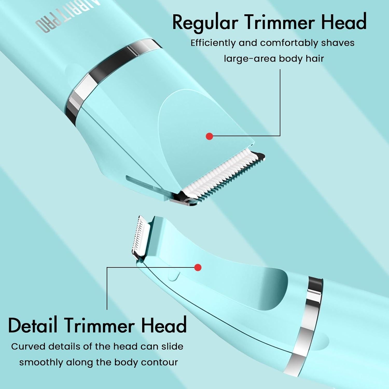 Recortadora Eléctrica de Bikini AIBRIT PRO YP-7017 IPX7 Azul