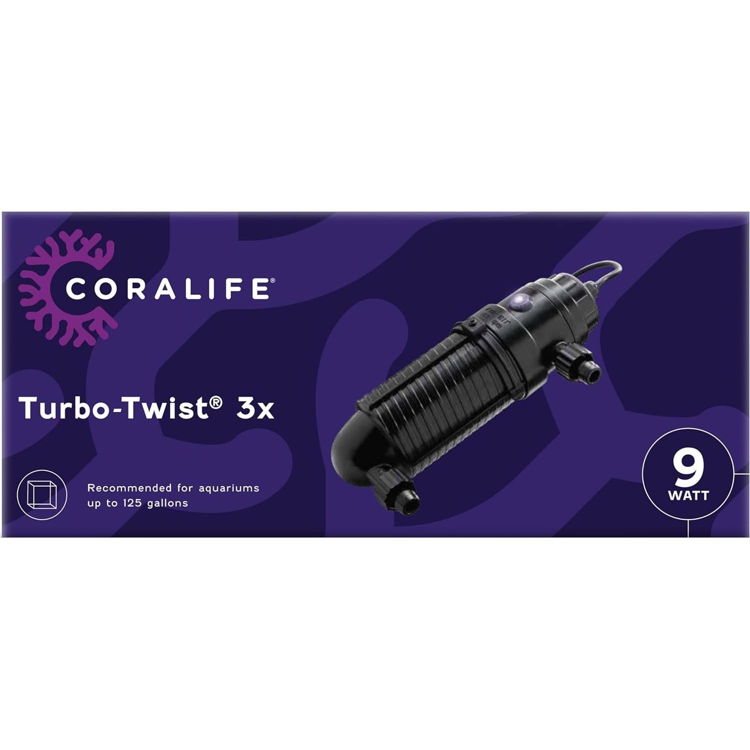 Estabilizador UV Coralife Turbo-Twist 9W hasta 473L Acuarios