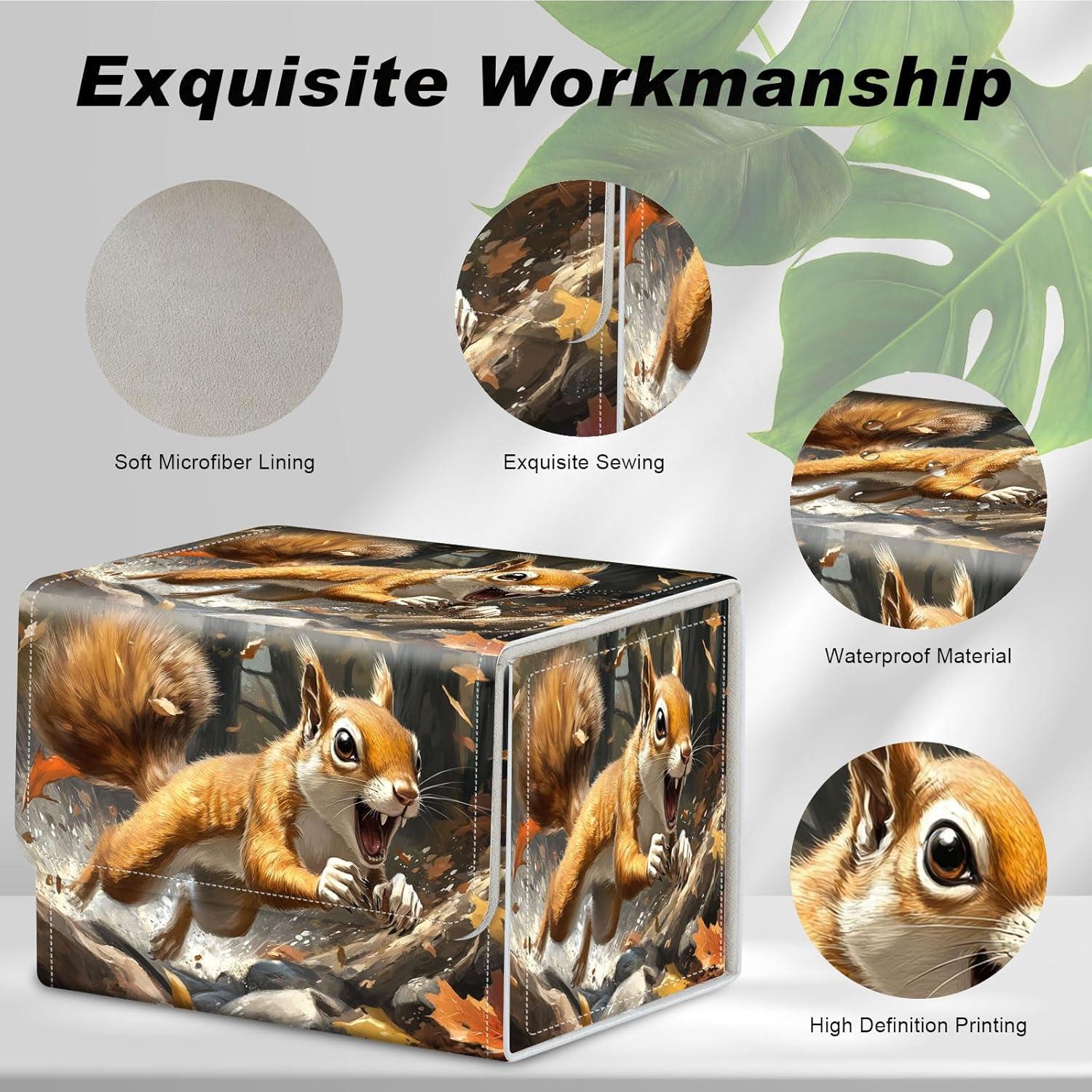 Caja de Almacenamiento para Cartas DEGDFSGR - Cierre Magnético - 200+ Cartas