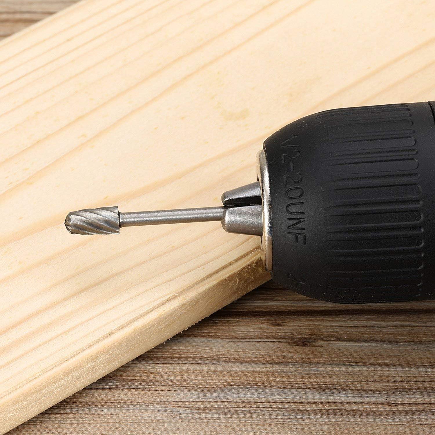 Juego de Fresas Rotativas HSS APlus 20 Piezas 3mm para Carpintería