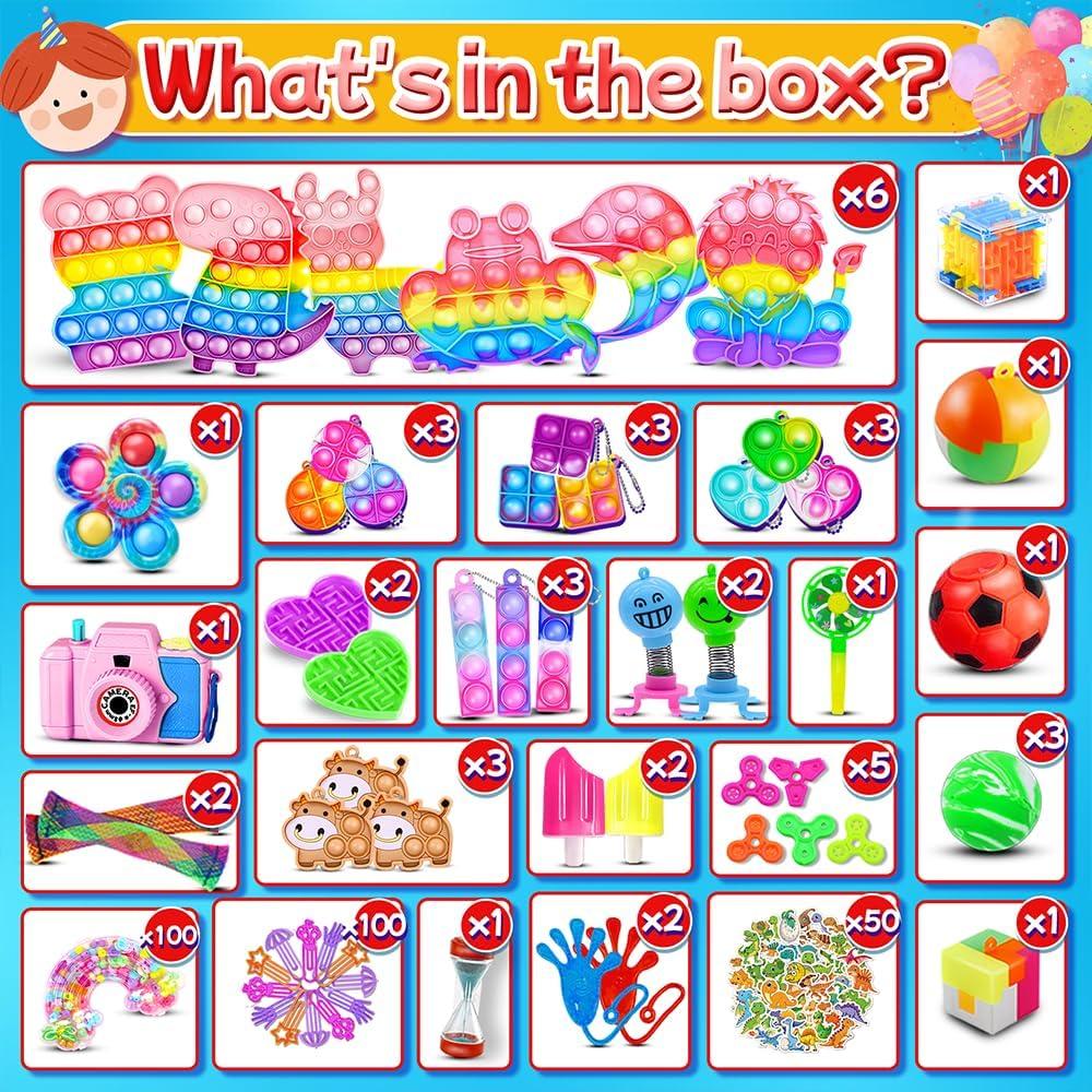 1000 Juguetes Antiestrés HOLILURE para Niños - Fiesta y Regalos