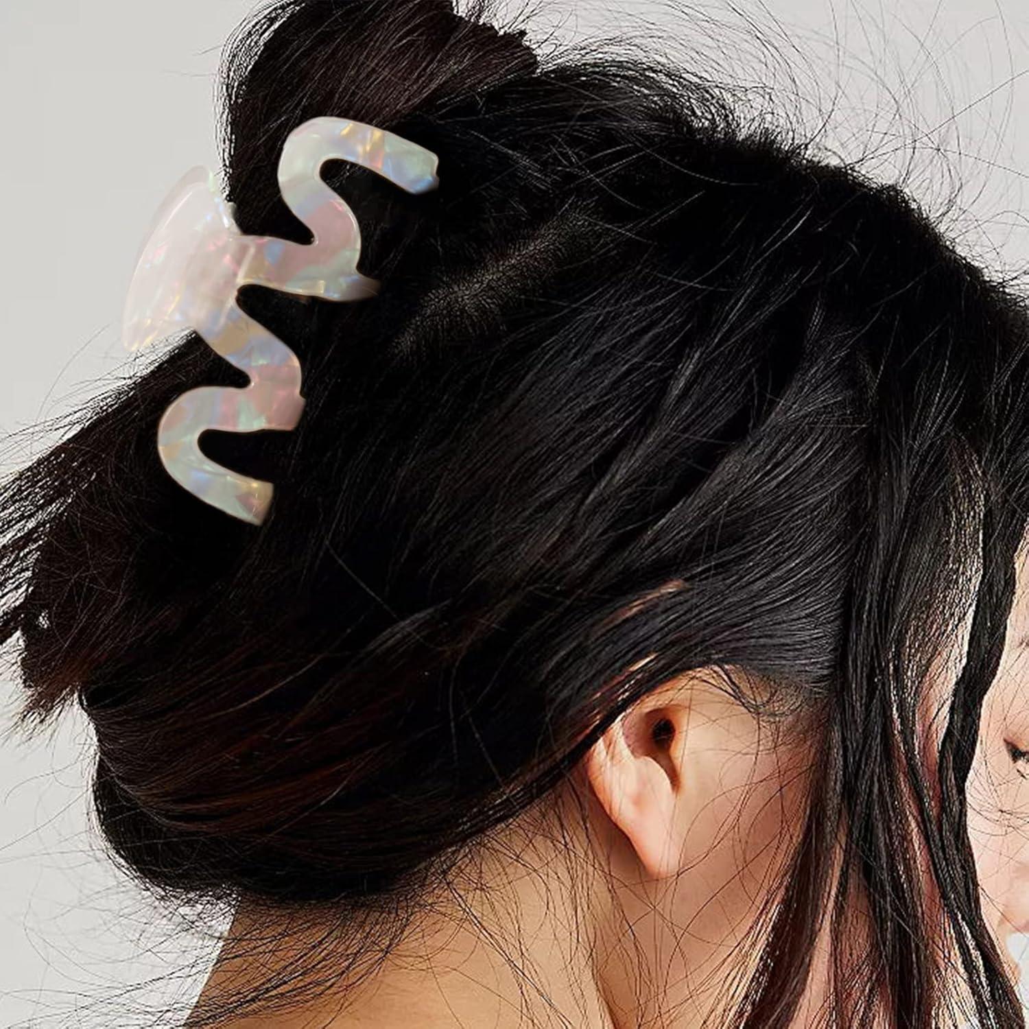 Pinzas para Cabello Multicolores Jayongnee - 5 Piezas Grandes