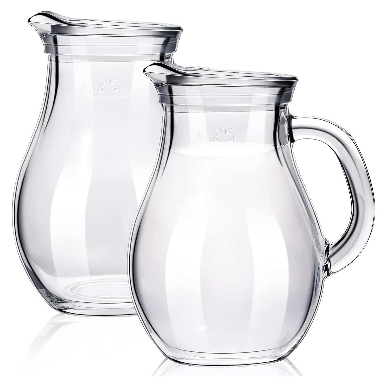 Jarra de Vidrio Leinuosen 250 ml con Pico y Mango Cómodo