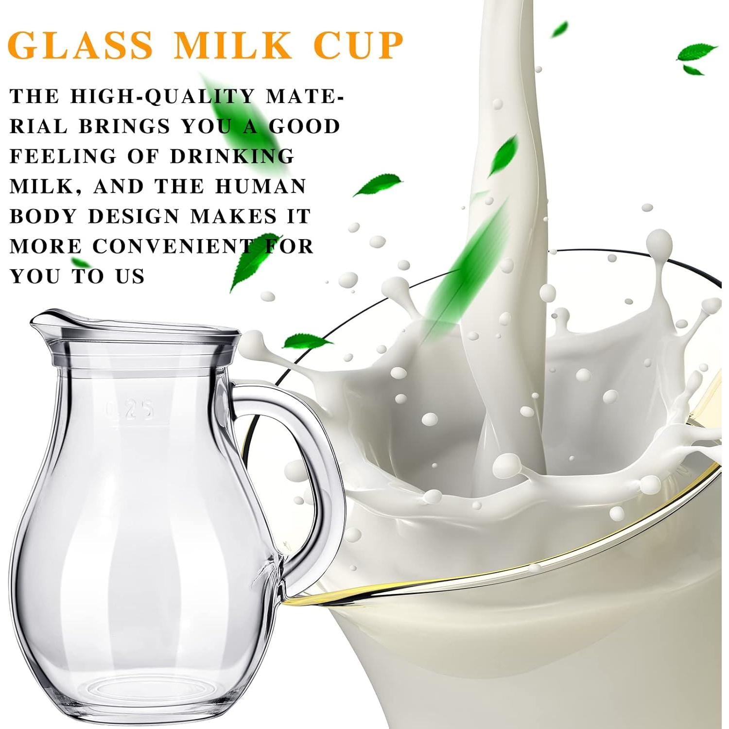 Jarra de Vidrio Leinuosen 250 ml con Pico y Mango Cómodo