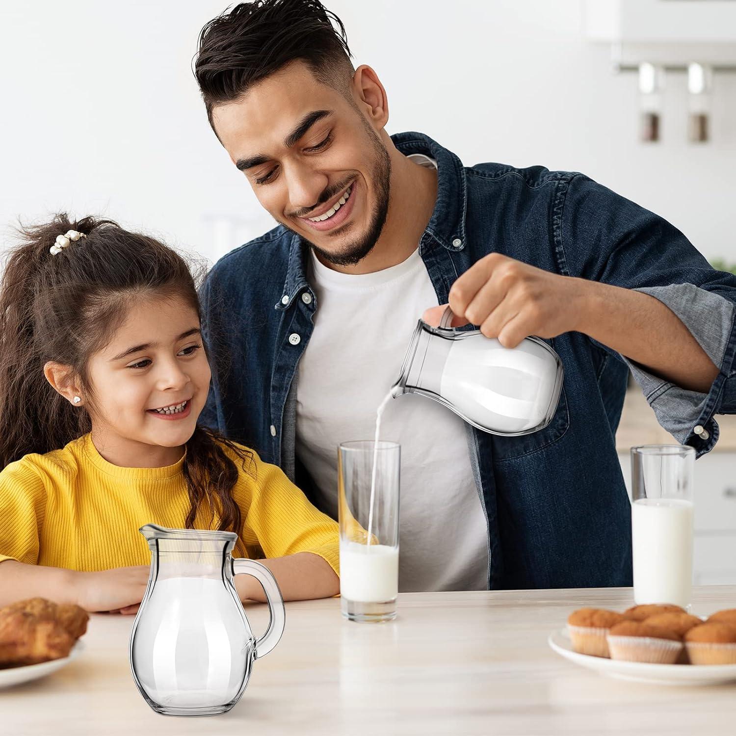 Jarra de Vidrio Leinuosen 250 ml con Pico y Mango Cómodo