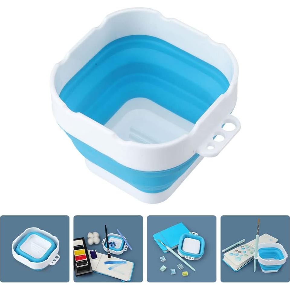 Lavadora de Pinceles Plegable Wakauto 12.5x12.5cm Silicona