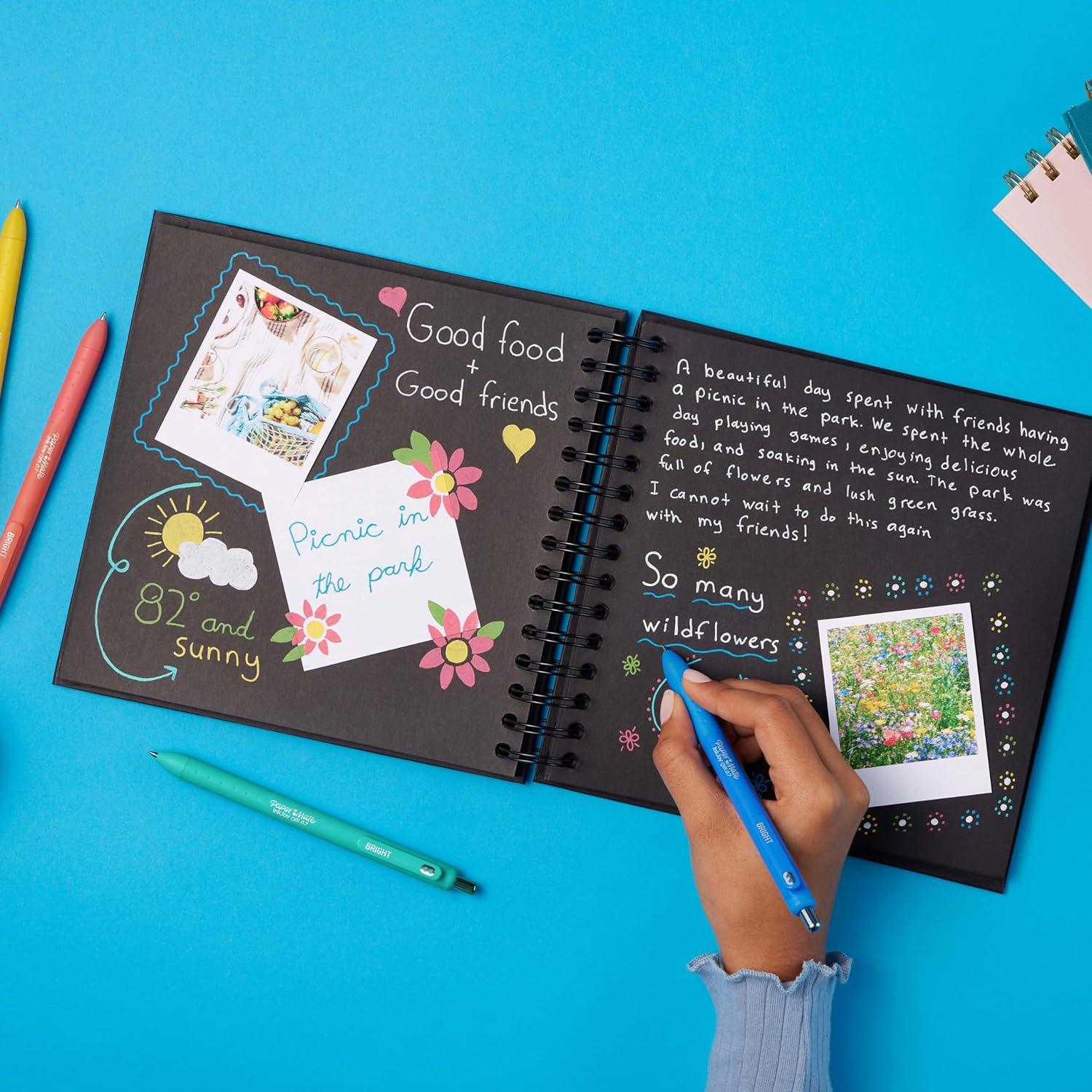 Bolígrafos de Gel Paper Mate InkJoy 6 Colores Punta Media 0.7mm