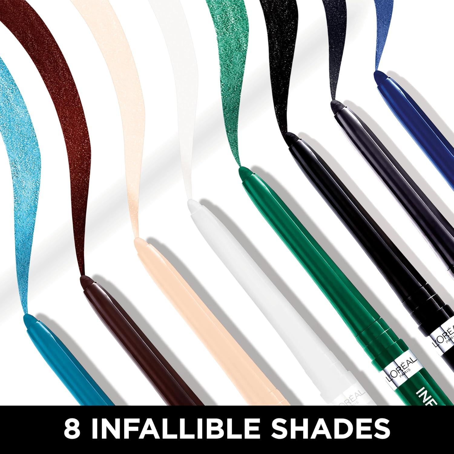 L'Oreal Paris Infallible Grip Lápiz de Eyeliner Jersey Azul 0.28 g