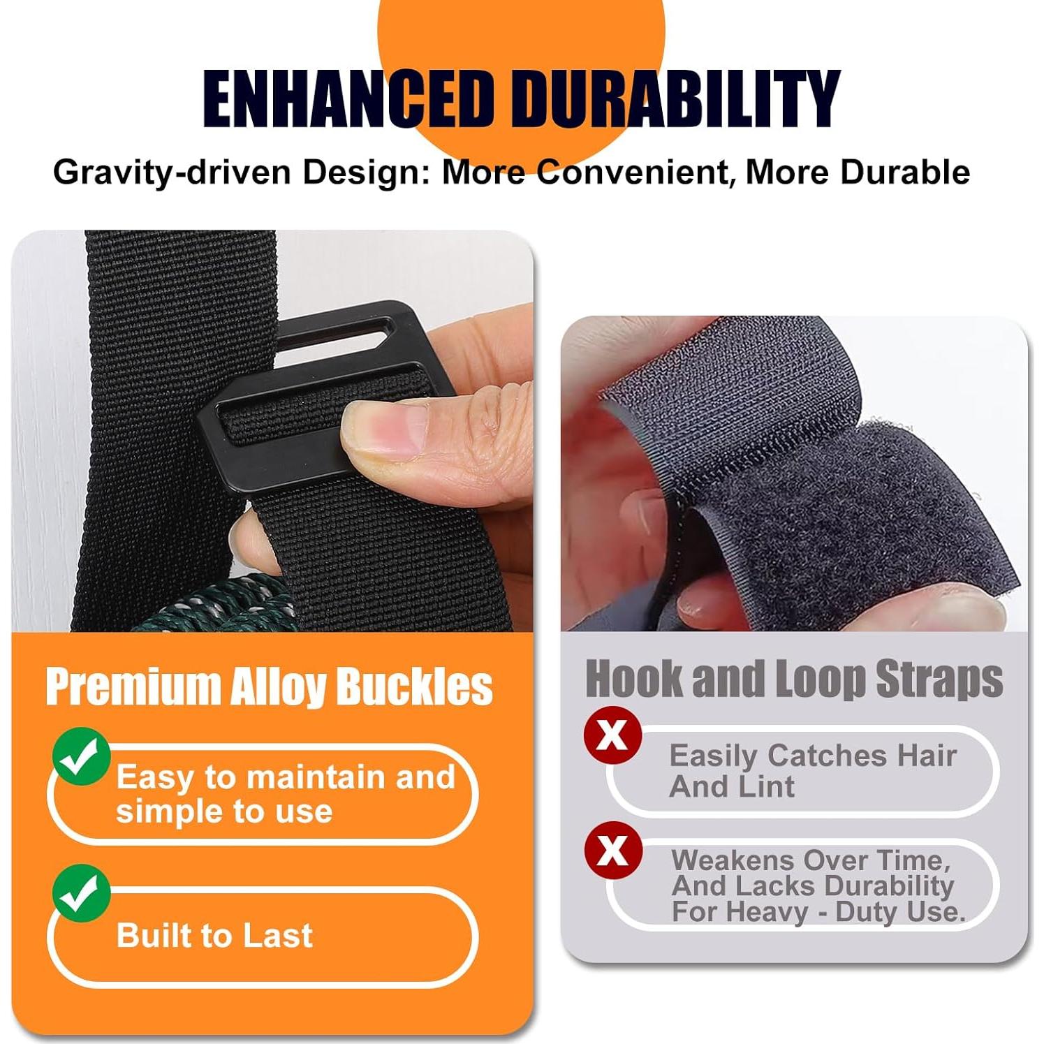 Organizador de Cables de Extensión Ozozo - 4 Paquete 50.8 cm