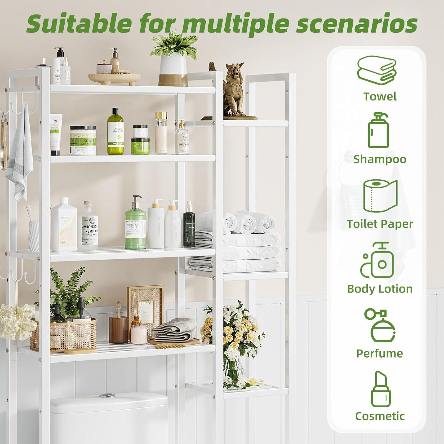 Estante de Almacenamiento sobre Inodoro Simple Trending 8 Niveles