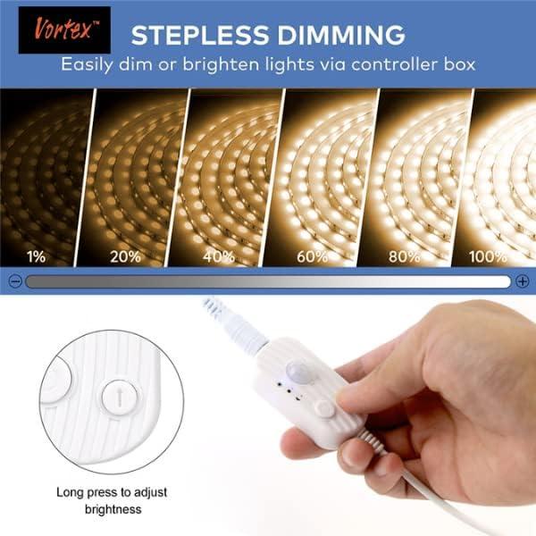 Tira LED USB con Sensor de Movimiento Vortex HJ-J0081C 1m Blanco Frío