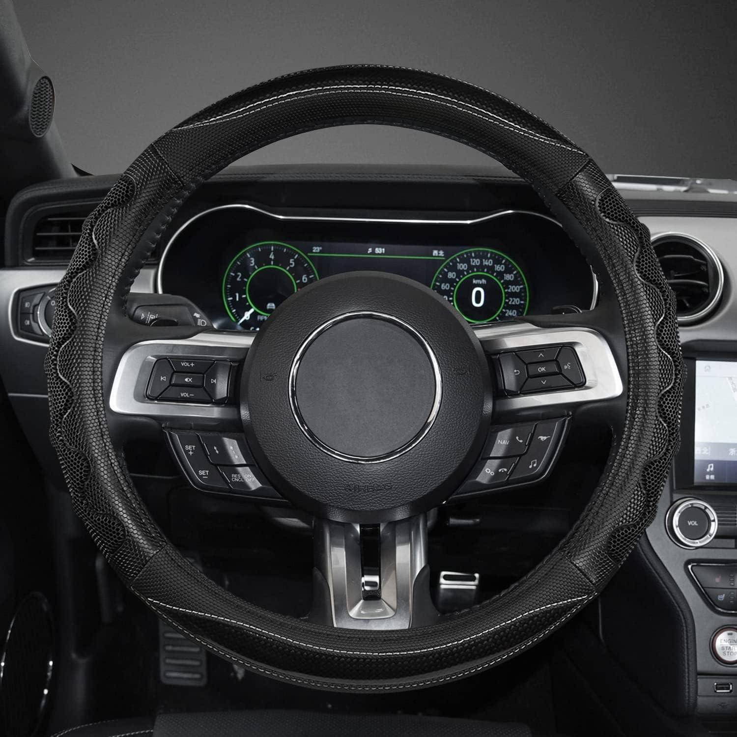 Cubierta de Volante GIANT PANDA para Ford 37-38 cm Negra