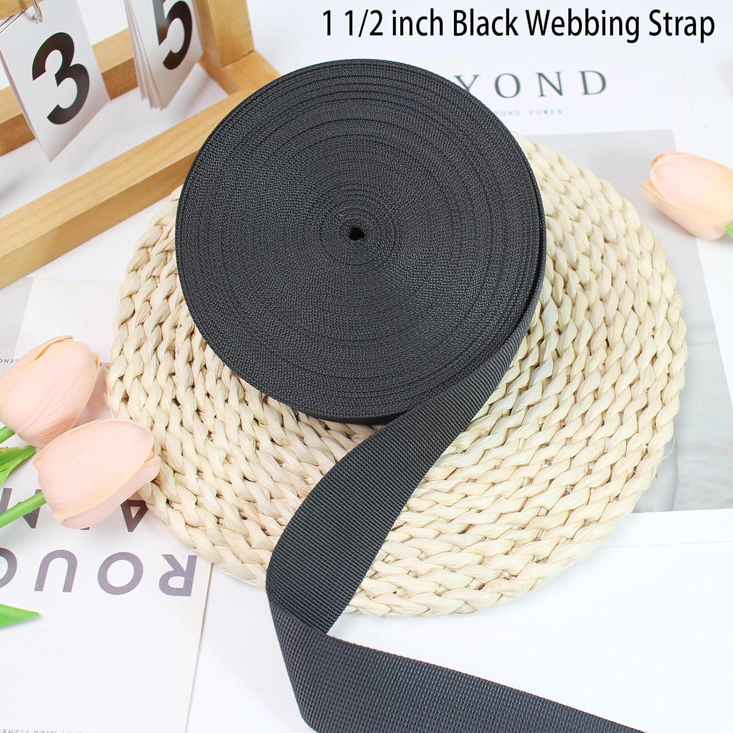 Correa de Nylon Negra ZHFMILY 13.72 m con Hebillas Ajustables