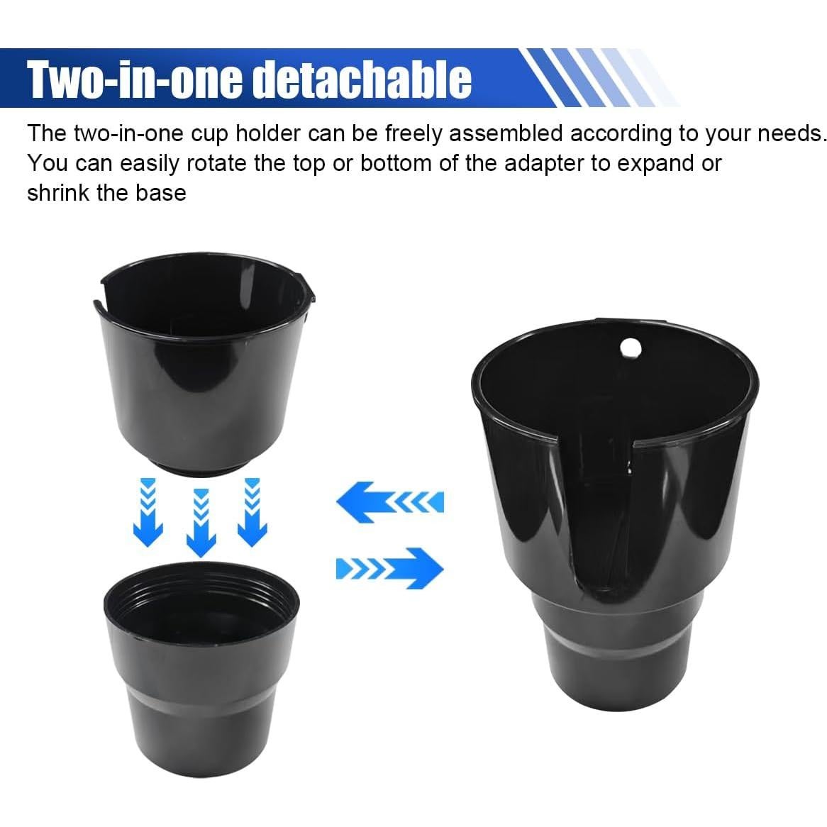 Extensor de Soporte para Tazas de Coche UHANBUT 15.19x10.57cm