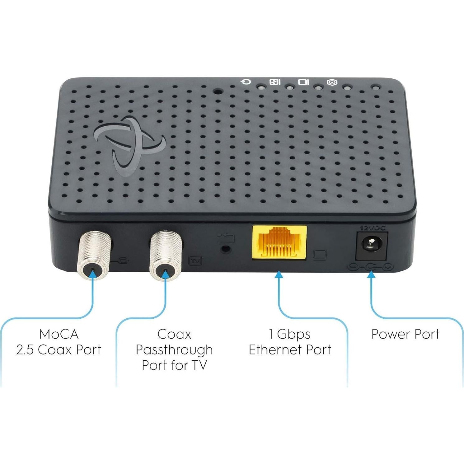 Adaptador MoCA Hitron HT-EM4 1 Gbps Coaxial a Ethernet