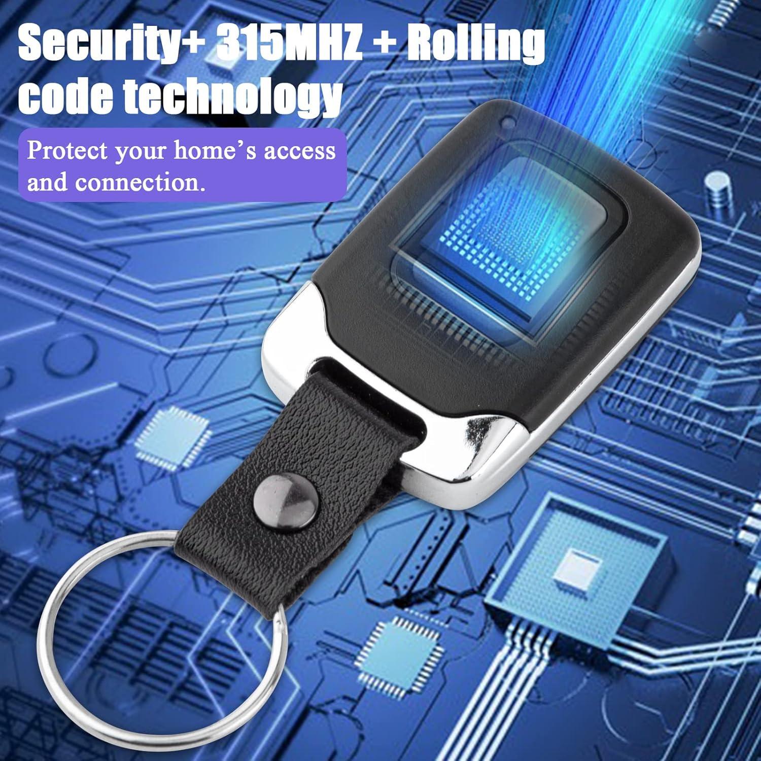 Control Remoto de Puerta de Garaje LAWOHO Morado 315MHz