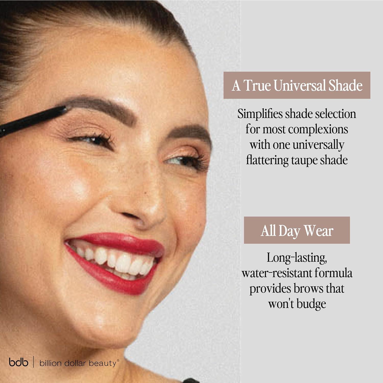 Lápiz de Cejas Universal Billion Dollar Brows - Doble Punta, Vegano