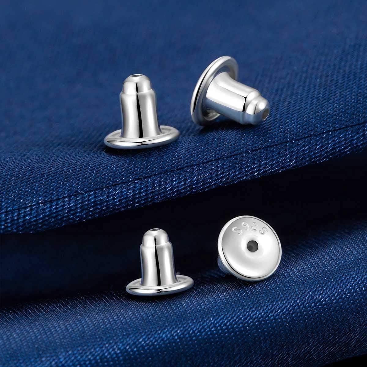 3 Pares de Respaldos de Aretes de Plata Esterlina Wanderbey