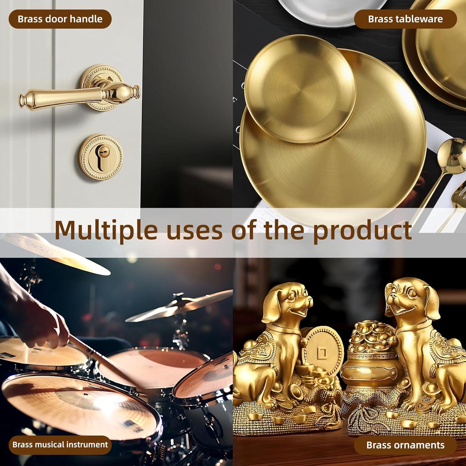 Kit de Limpieza y Pulido de Cobre y Latón 13oz HANLDA