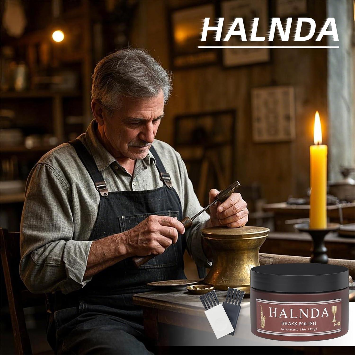 Kit de Limpieza y Pulido de Cobre y Latón 13oz HANLDA