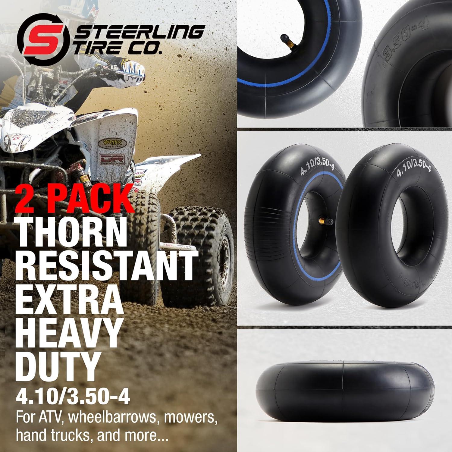 Tubo Interno 4.10/3.50-4 Steerling Tire Co. Resistente a Espinas