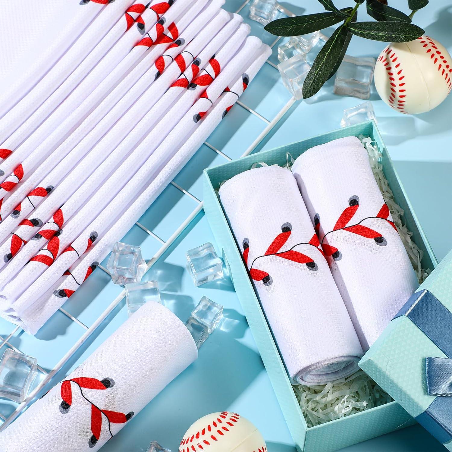 18 Toallas Enfriadoras CraftyDream Microfibra 100x30cm Béisbol