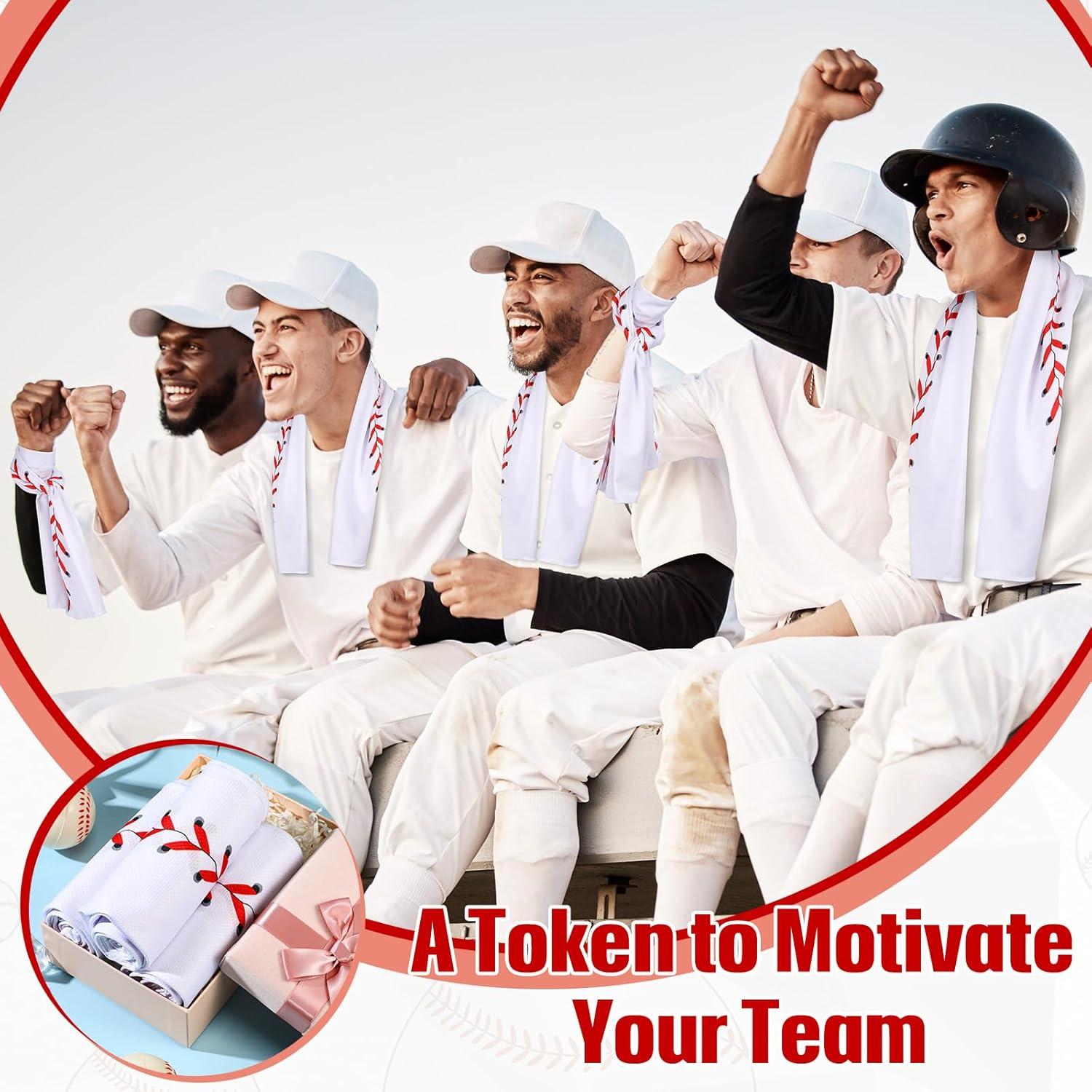 18 Toallas Enfriadoras CraftyDream Microfibra 100x30cm Béisbol