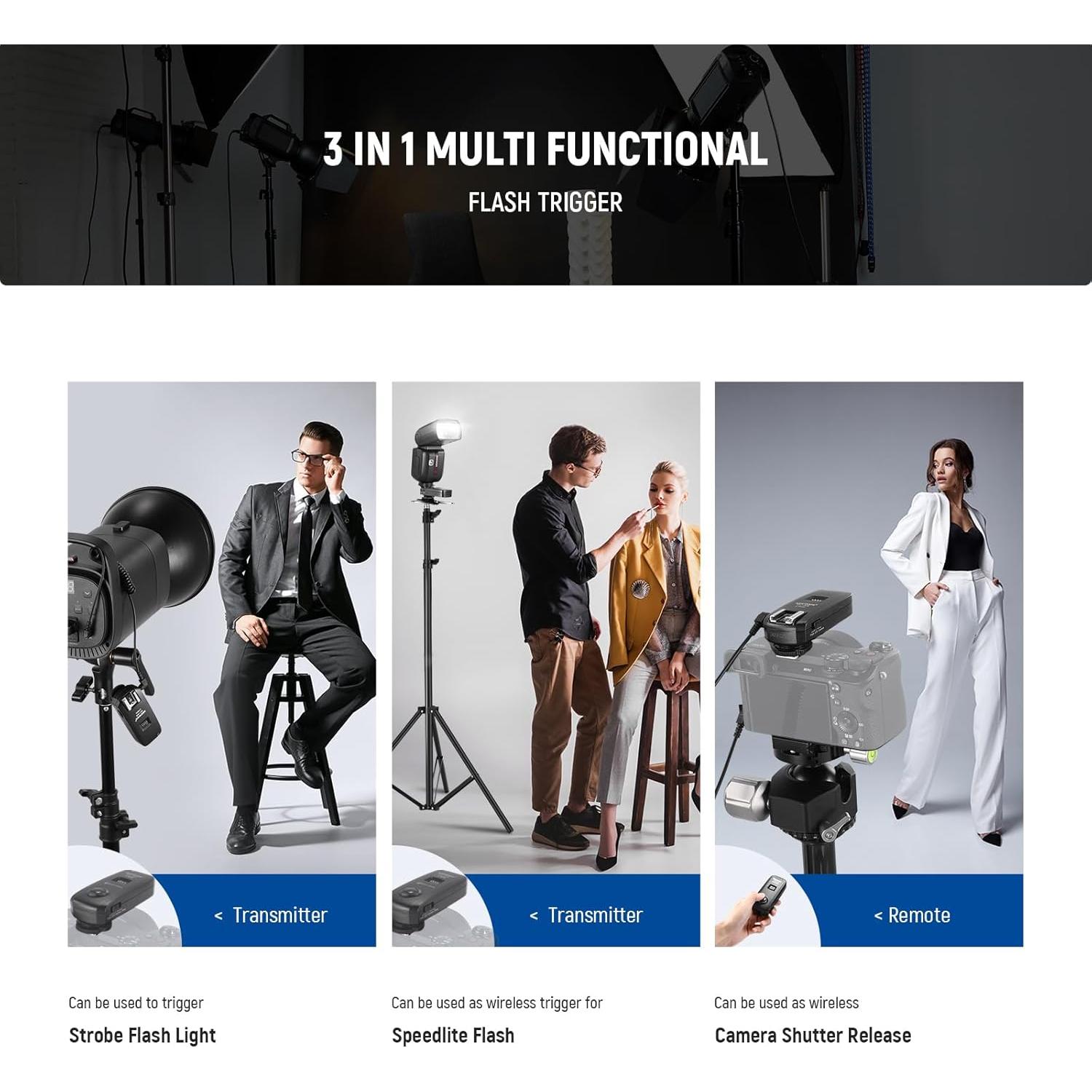 Disparador Inalámbrico de Flash NEEWER FC-16 para Canon