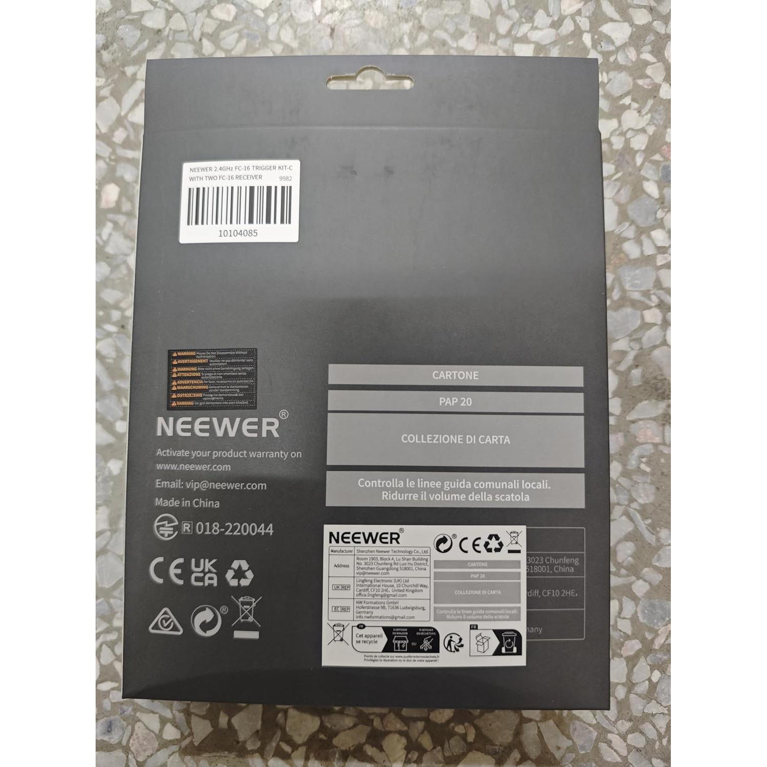 Disparador Inalámbrico de Flash NEEWER FC-16 para Canon