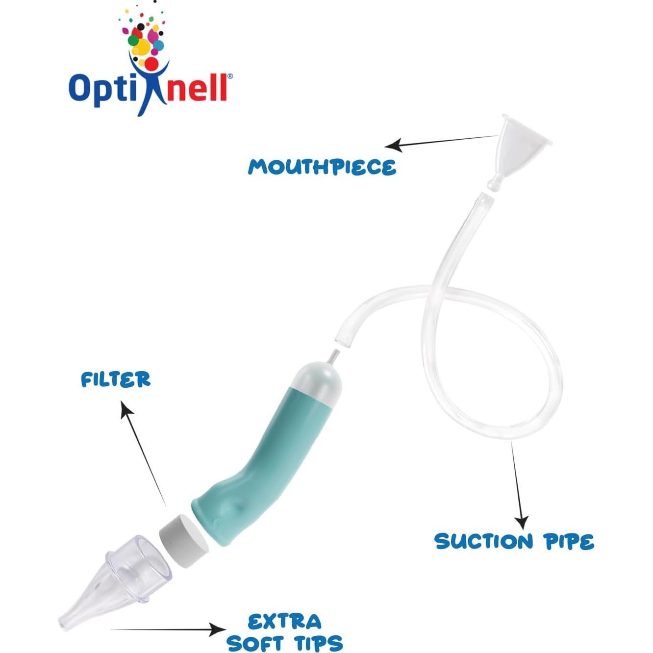 Aspirador Nasal Manual BVE Medikal para Bebé con 24 Puntas
