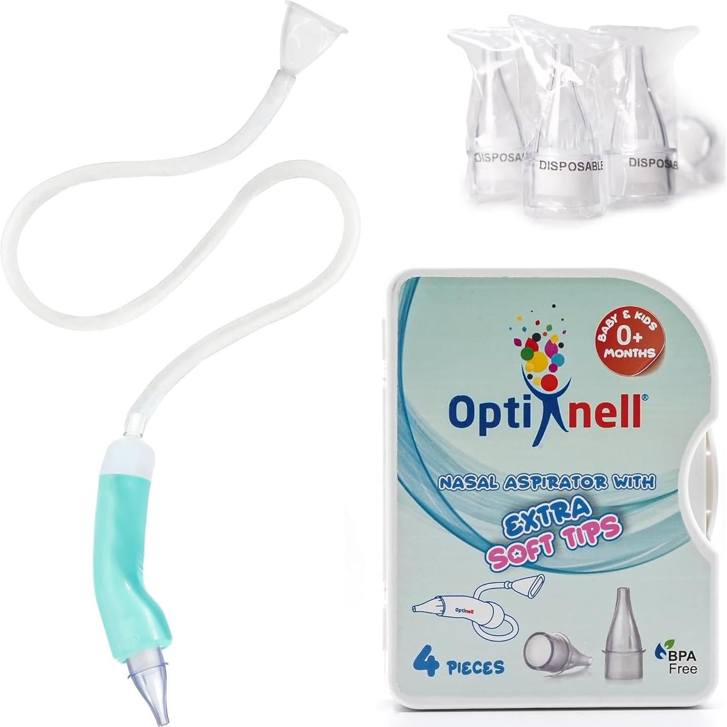 Aspirador Nasal Manual BVE Medikal para Bebé con 24 Puntas