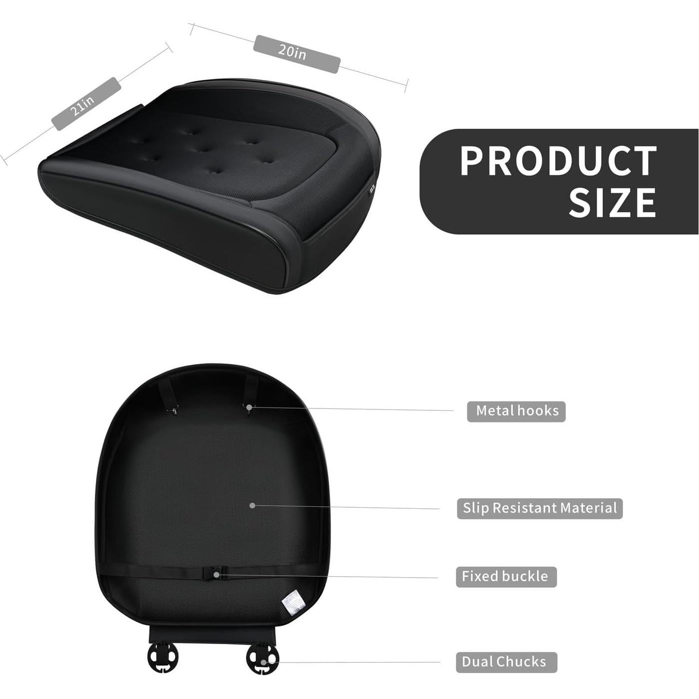 Funda de Asiento de Coche KAYI, Espuma de Memoria, Antideslizante